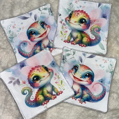 4 lingettes caméléon 